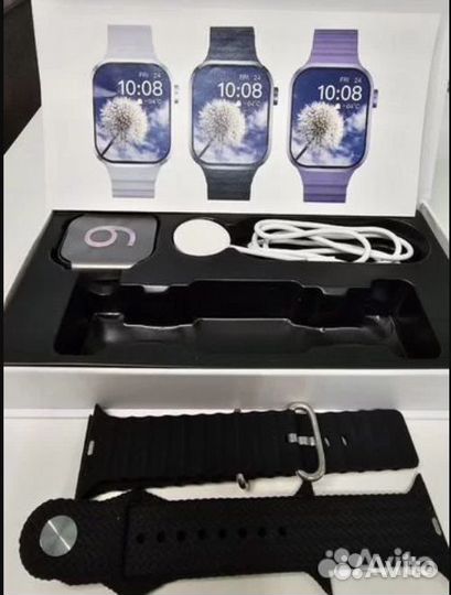 Смарт часы V9 Max Amoled / новые/Smart Watch 4 в 1