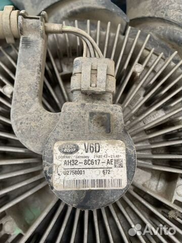 Фискомуфта радиатора на Ленд ровер Дискавери 4