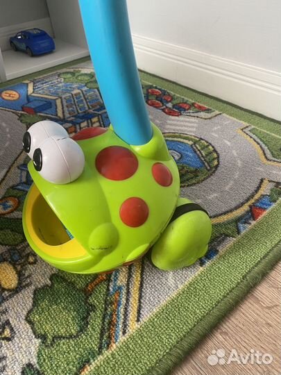 Каталка лягушка ELC с мыльными пузырями