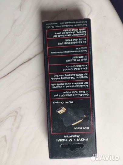Переходник с dvi на hdmi Audioquest