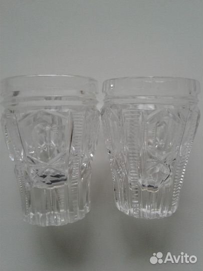 Хрустальные стопки времен СССР