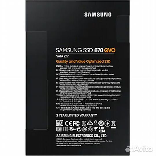 Внутренний SSD-накопитель 4000Gb Samsung #340190