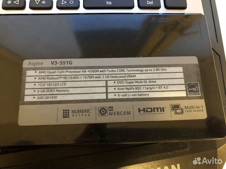 Мощный ноутбук Acer