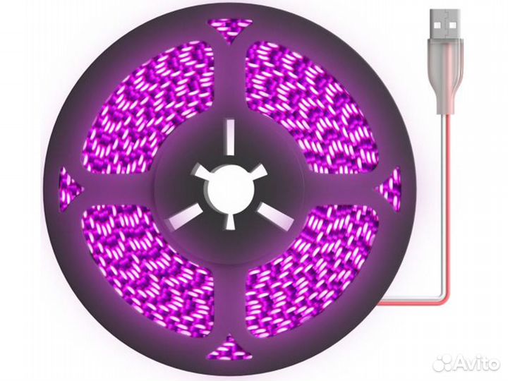 Фитолента gsmin B77 для растений 5V, 120leds, 2м