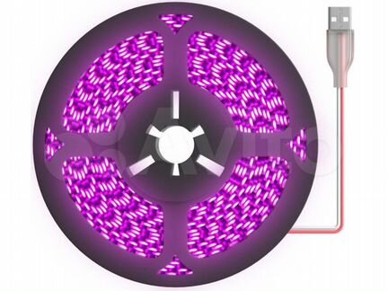 Фитолента gsmin B77 для растений 5V, 120leds, 2м