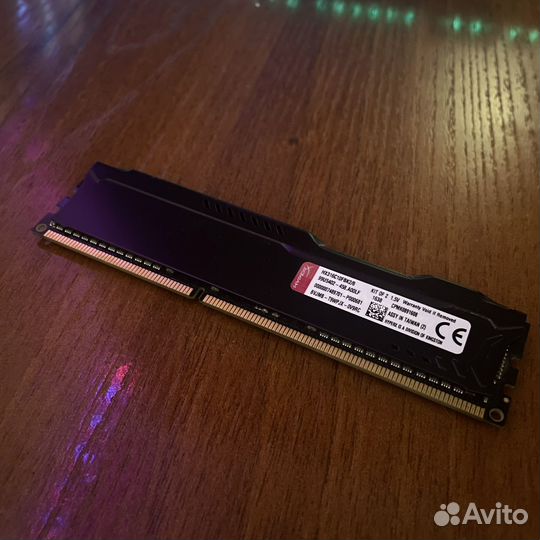 Оперативная память DDR3 16Gb/4gb 1600MHz HyperX