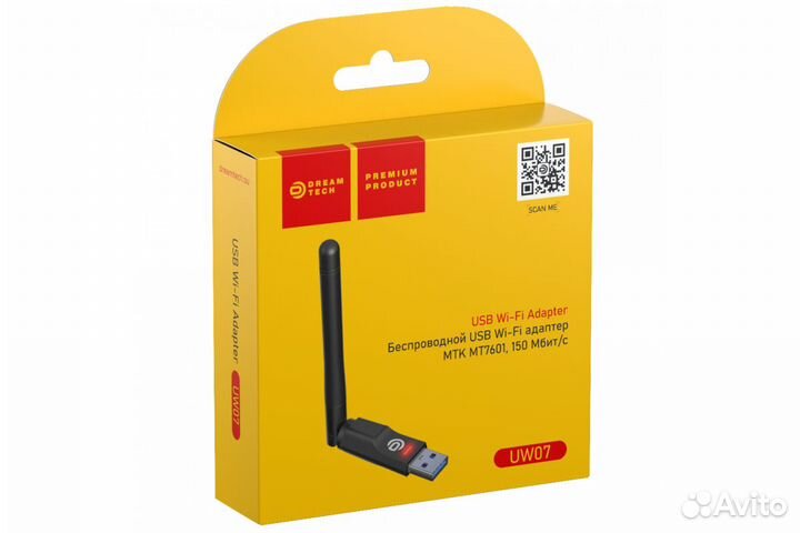 Адаптер Wi-Fi Dream UW07 (RTL7601 150Mbit/s)