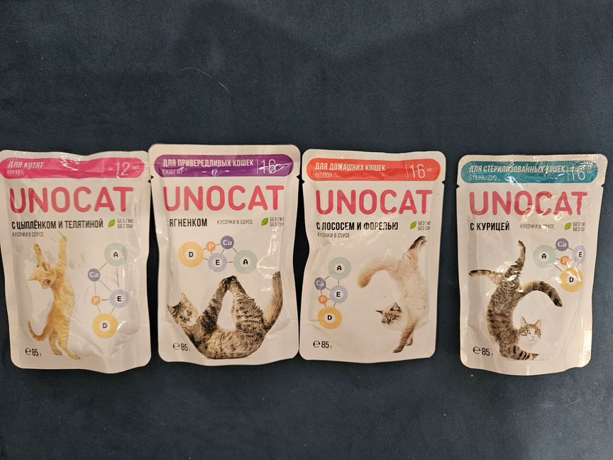 Влажный корм для кошек unocat