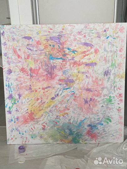 Интерьерная картина большая абстракция