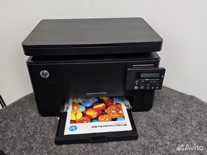 Цветной лазерный мфу HP MFP M176n