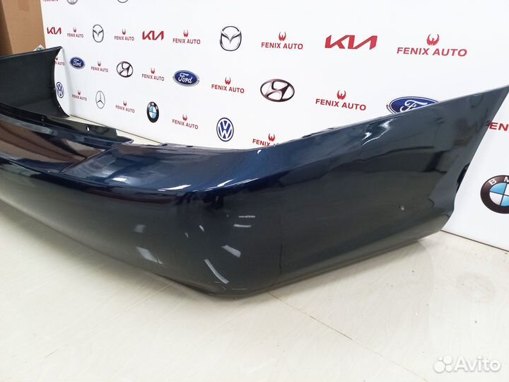 Бампер задний крашенный Хендай Акцент Синий