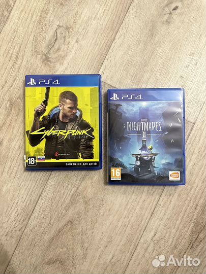 Little nightmares 2 и Cuberpunk 2077 ps4