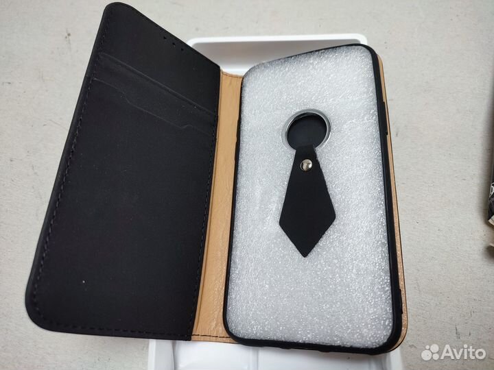 Новый кожаный чехол книжка для iPhone X Xs