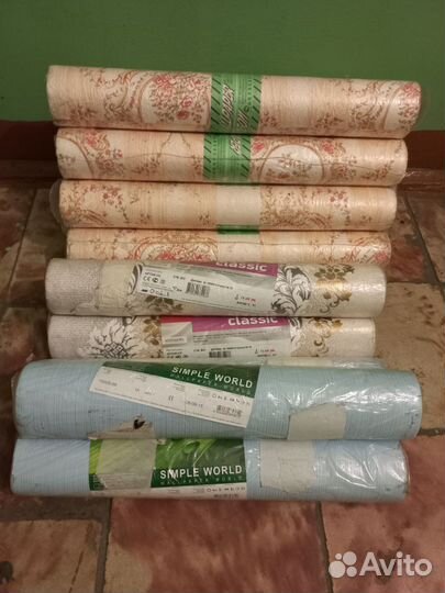 Обои в рулонах 9+3+3