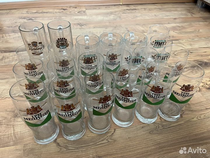 Пивные кружки, пивные стаканы