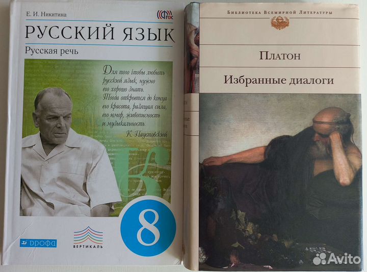 Учебники по русскому 8кл, Платон