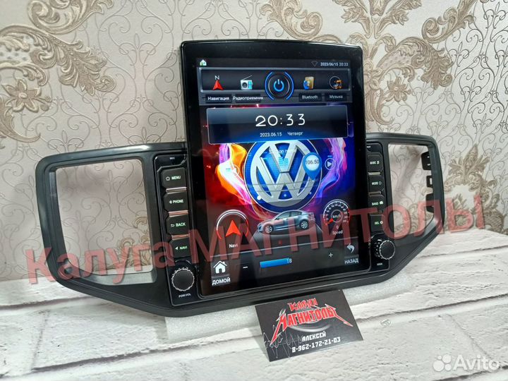 Магнитола Volkswagen Amarok android Tesla