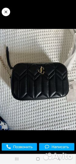 Сумка jimmy choo натуральная кожа