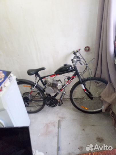 Велосипед stels с мотором