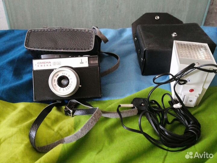 Фотоаппарат смена 8м со вспышкой новый