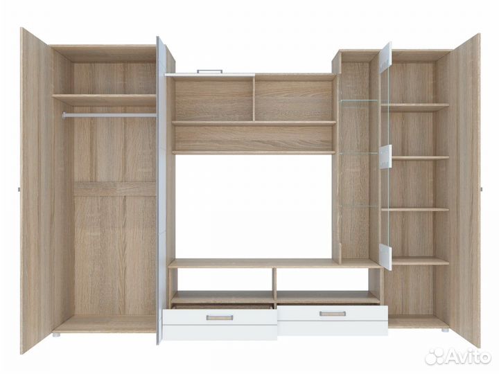 Гостиная стенка функциональная