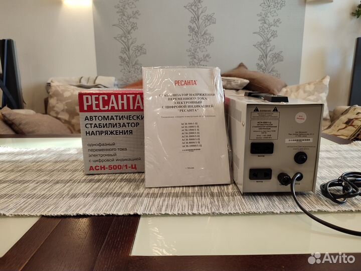 Автоматический стабилизатор напряжения асн-500/1-Ц