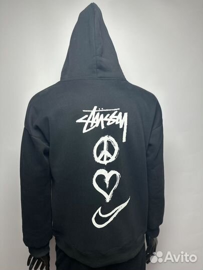 Худи StussyNike Чёрное