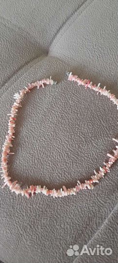 Бусы из натурального коралла. Длина 50 см.новые