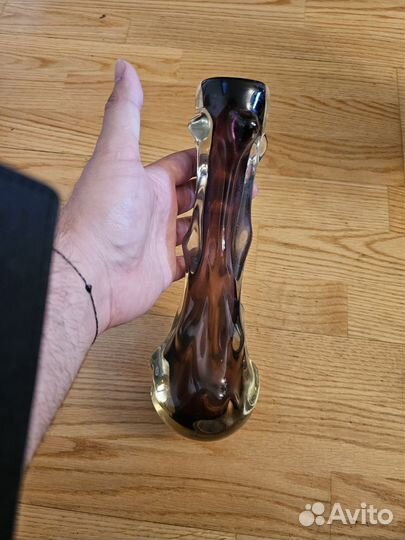 Стеклянная ваза СССР
