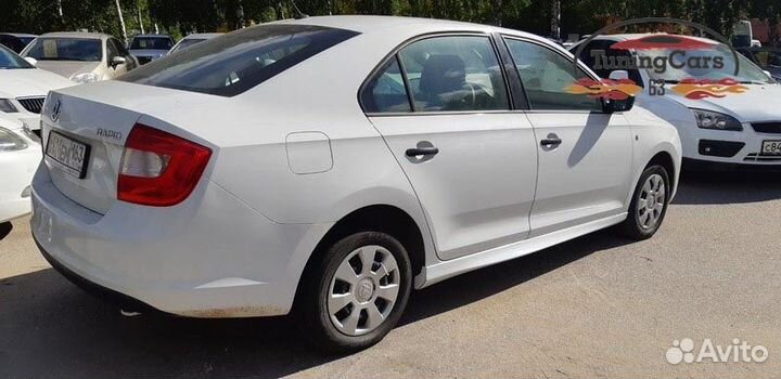 Накладки на пороги Шкода Рапид 2012-2020г.в