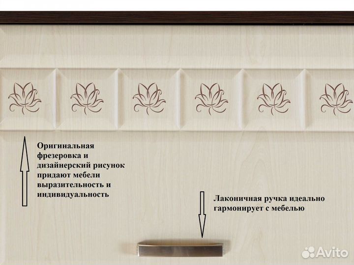 Кухня К 5/1 Аврора.Модульная.Новая.В наличии