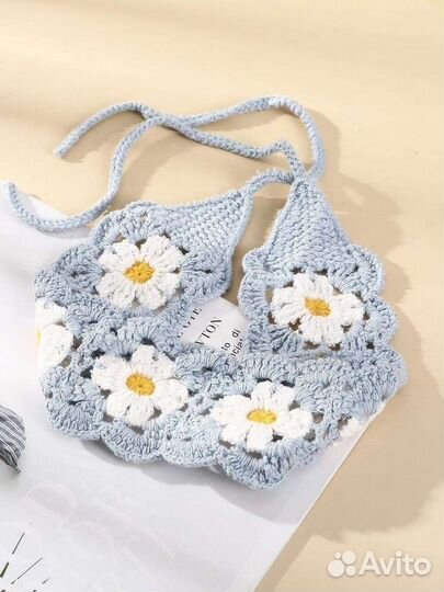 Бандана косынка вязанная