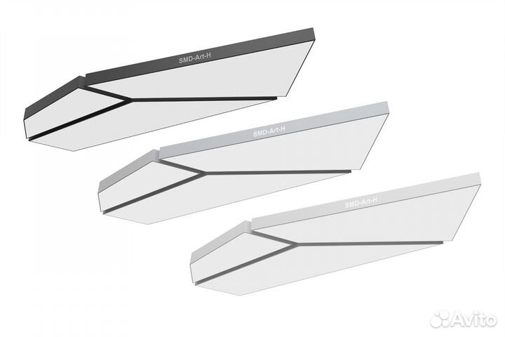 Светодиодная люстра в форме многогранника