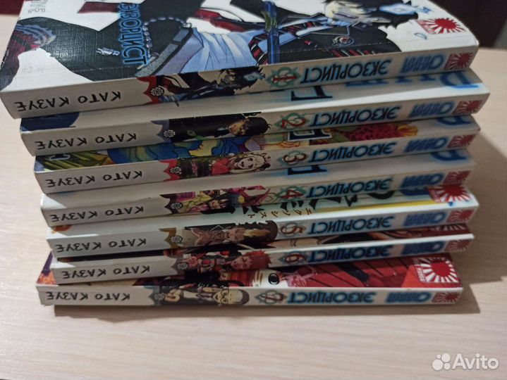 Манга Синий Экзорцист 7 томов