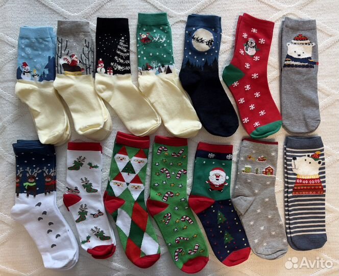 Носки новогодние