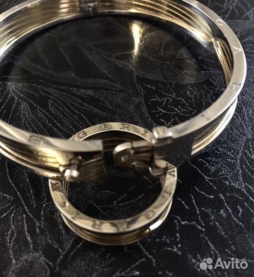 Bvlgari zero ONE золотой браслет и кольцо
