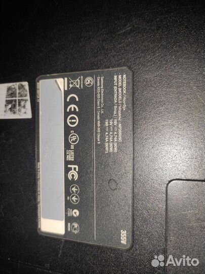 Ноутбук samsung на запчасти