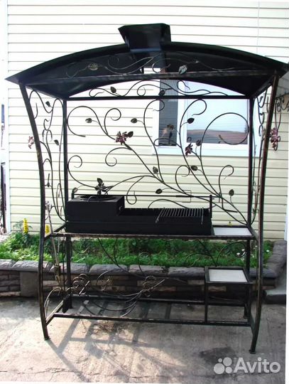 Мангал С печкой под казан