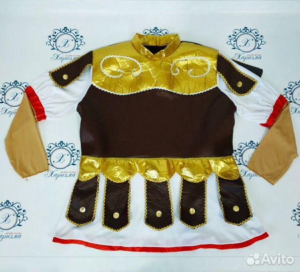 Карнавальный мужской костюм Воин Гладиатор Король