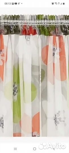 Шторы тюль Икеа myrlia новые