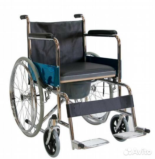 Кресло коляска инвалидная с туалетом FS681