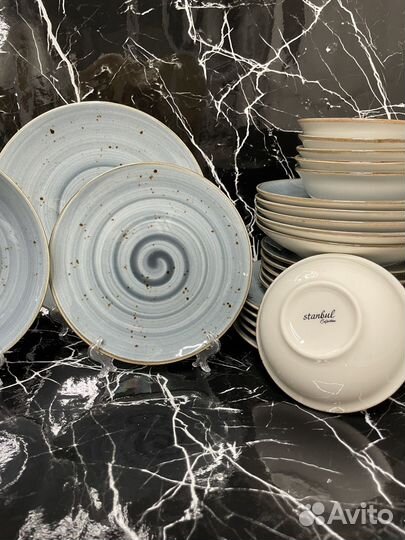 Столовый сервиз на 6 персон 24 предмета Фарфор