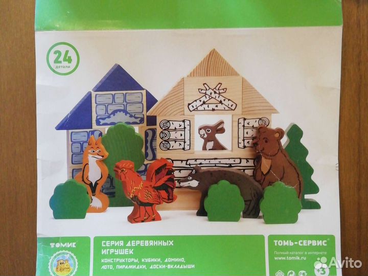 Конструктор Томик Заюшкина избушка