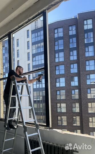 Ремонт Алюминиевых окон дверей пвх,и балконов