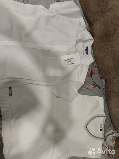 Рубашка+жилетка