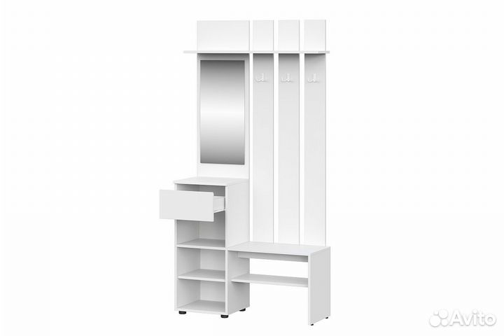 Прихожая вешалка с зеркалом IKEA 100х200