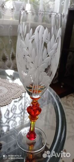 Гусь хрустальный фужеры СССР