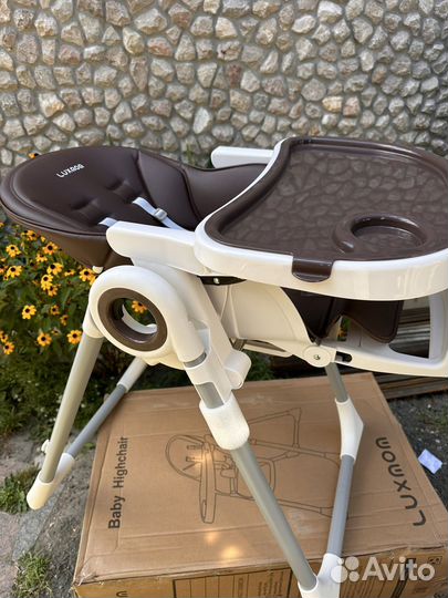 Стул для кормления Люксмам (коричневый )