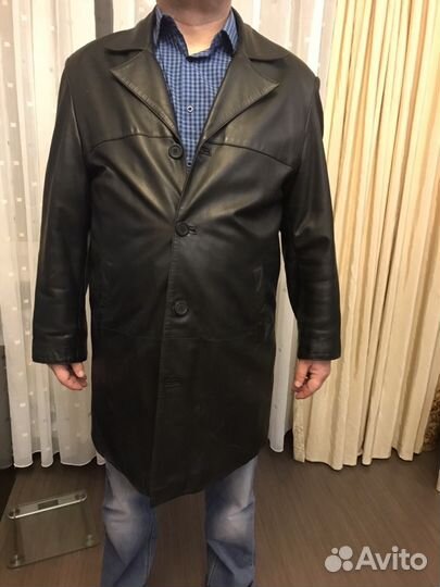 Кожаный плащ