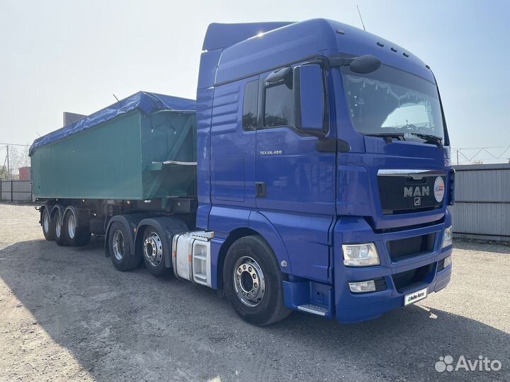 MAN TGX 26.480 с полуприцепом, 2012